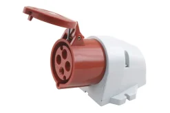 ABL Contactdoos Kracht 3-Polig+E Rood IP44 32A