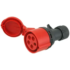 ABL Contrastekker Kracht Twist 4-Polig+E Rood IP44 16A
