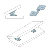 Advance PRO Schuin daksteun set 4 stuks