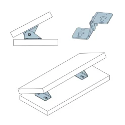 Advance PRO Schuin daksteun set 4 stuks
