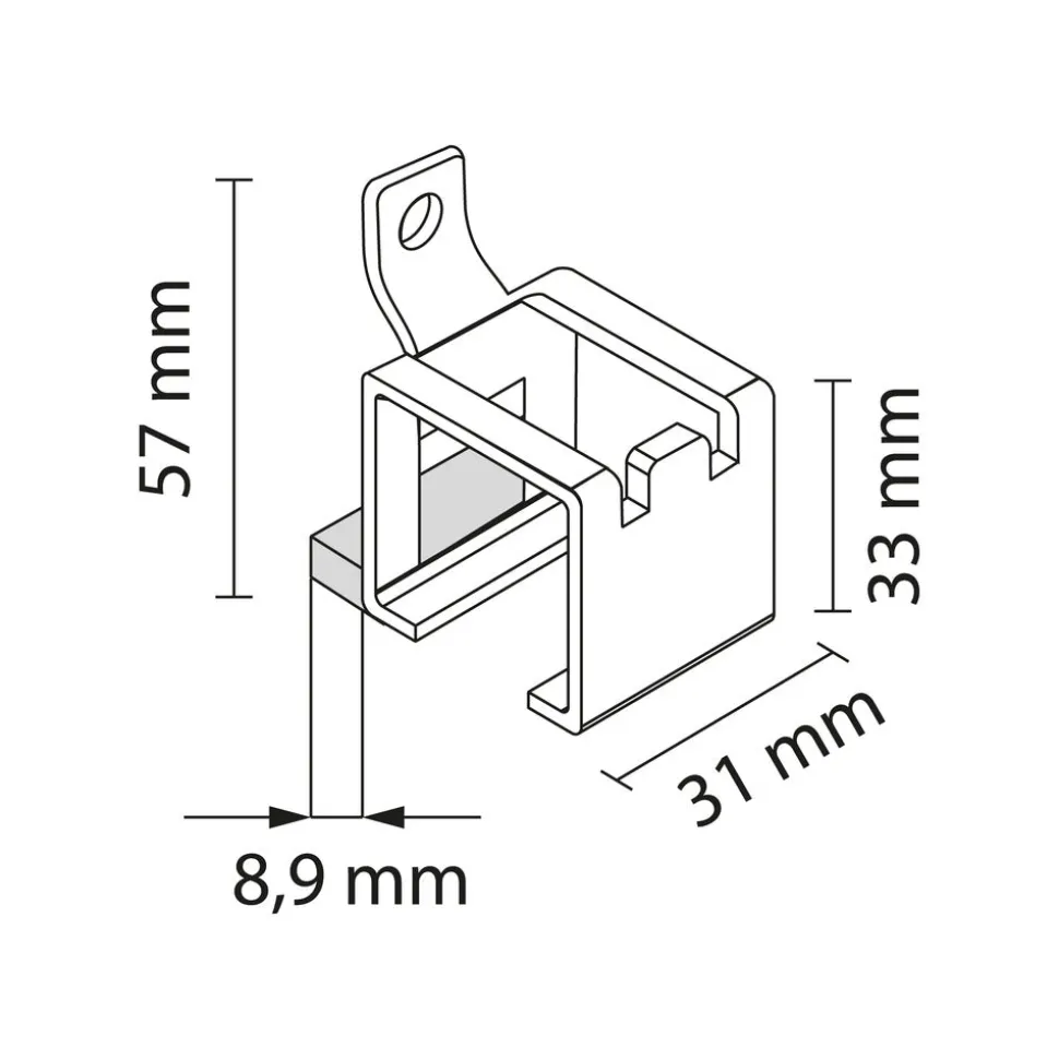 Advance PRO S50/S100 Rail Muurbevestiging set 5 stuks
