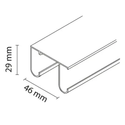 Advance PRO U30/50 Rail Dubbel 300cm