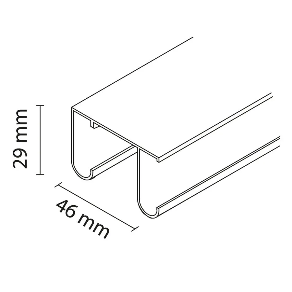 Advance PRO U30/50 Rail Dubbel 200cm