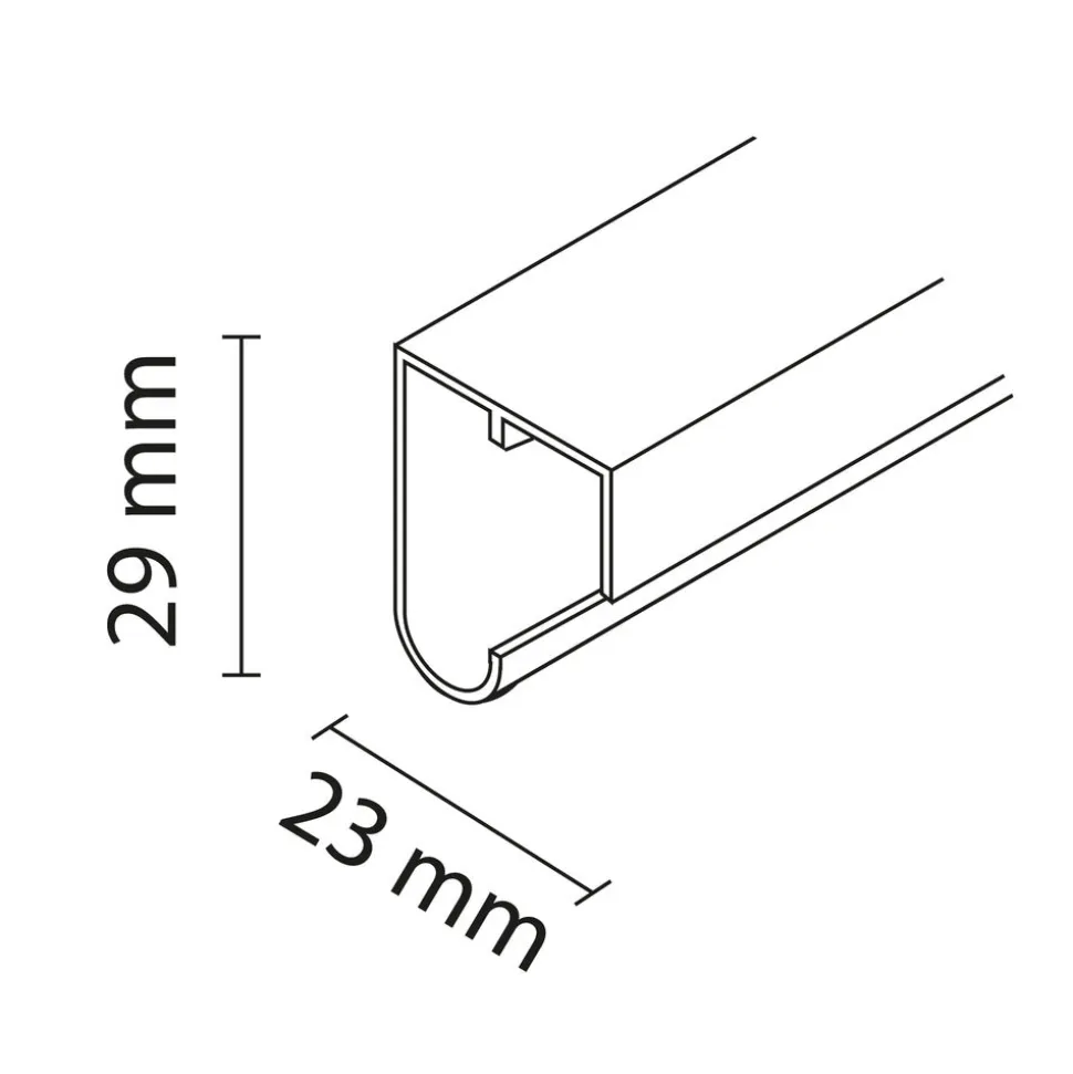 Advance PRO U30/50 Rail Enkel 200cm