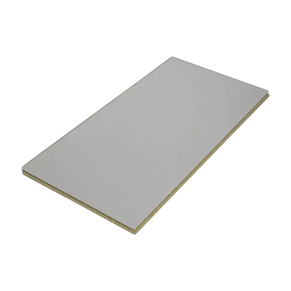 Agnes One-Step Plafondplaat Glad Wit-Linnen 620x1220x12mm 4st 70% PEFC