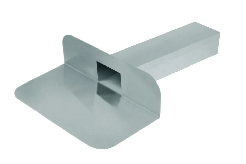 Anjo Kiezelbak HWA Aluminium 90° 60x80mm 200mm