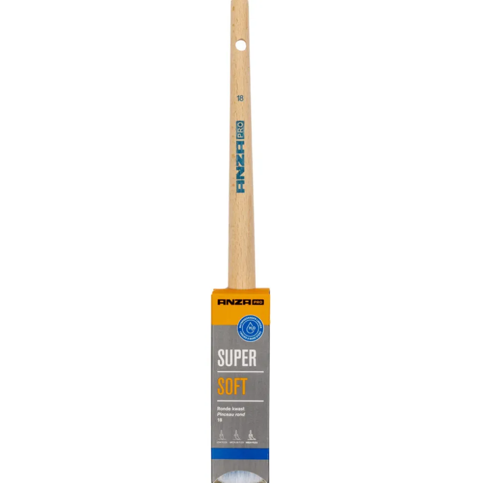 Anza Pro Acrylkwast Super Soft Rond