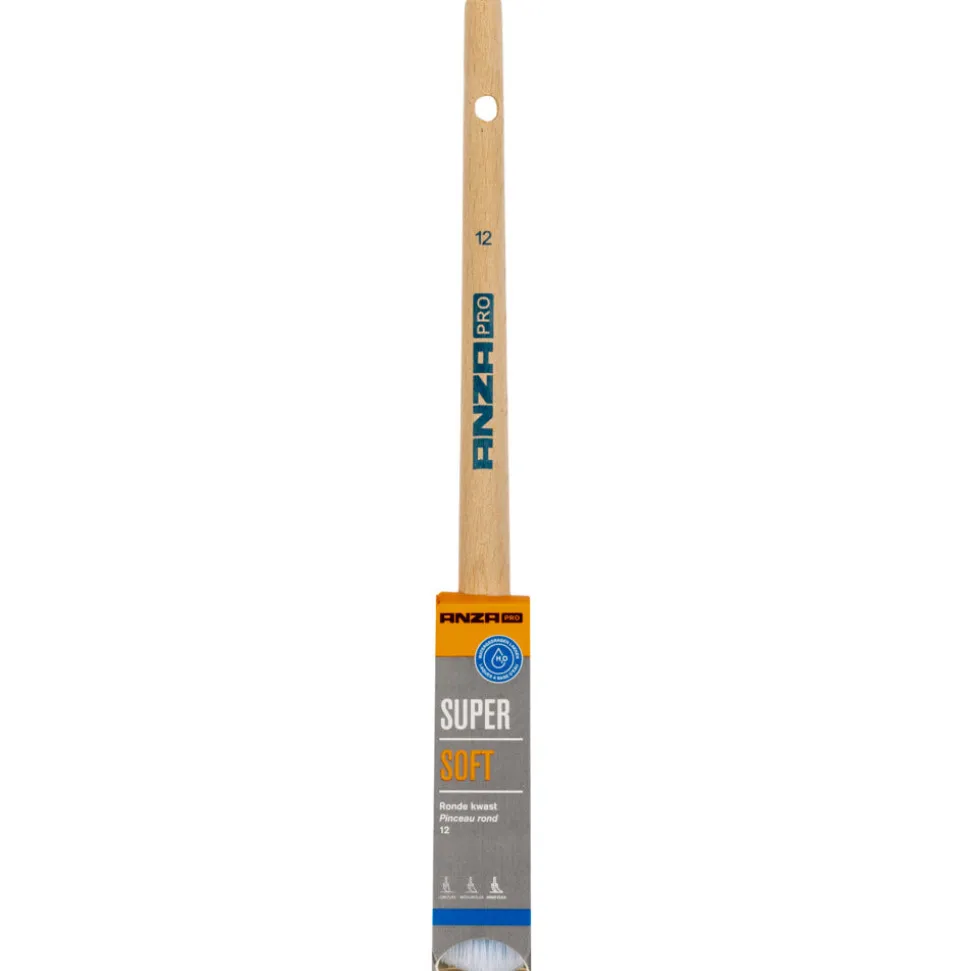 Anza Pro Acrylkwast Super Soft Rond