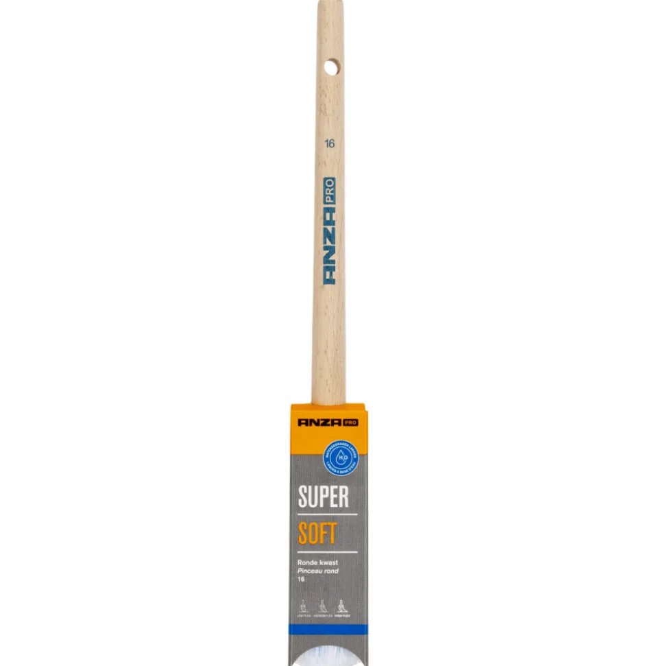 Anza Pro Acrylkwast Super Soft Rond