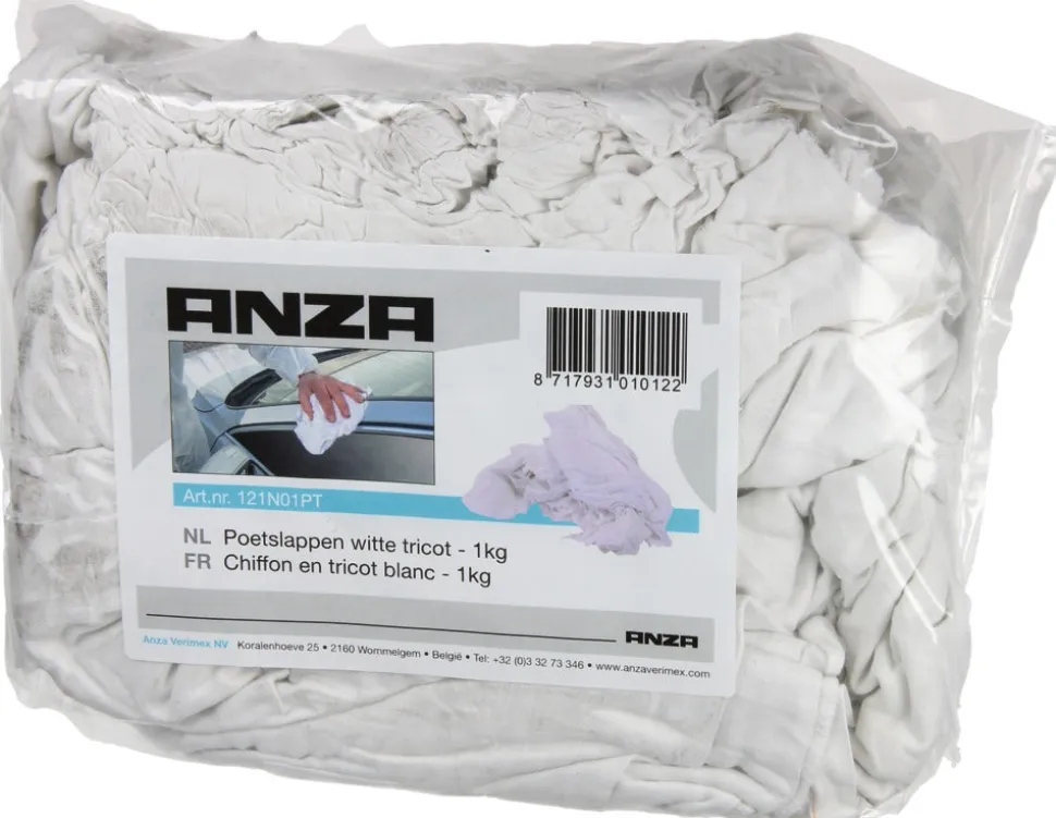 Anza Pro Poetslap Tricot Wit 1kg