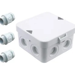 Attema Kabeldoos M20 IP65 met 3 Wartels Ø8-14mm Grijs