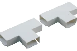 Attema Leidinglijst T-stuk P25 PolarWit 2st