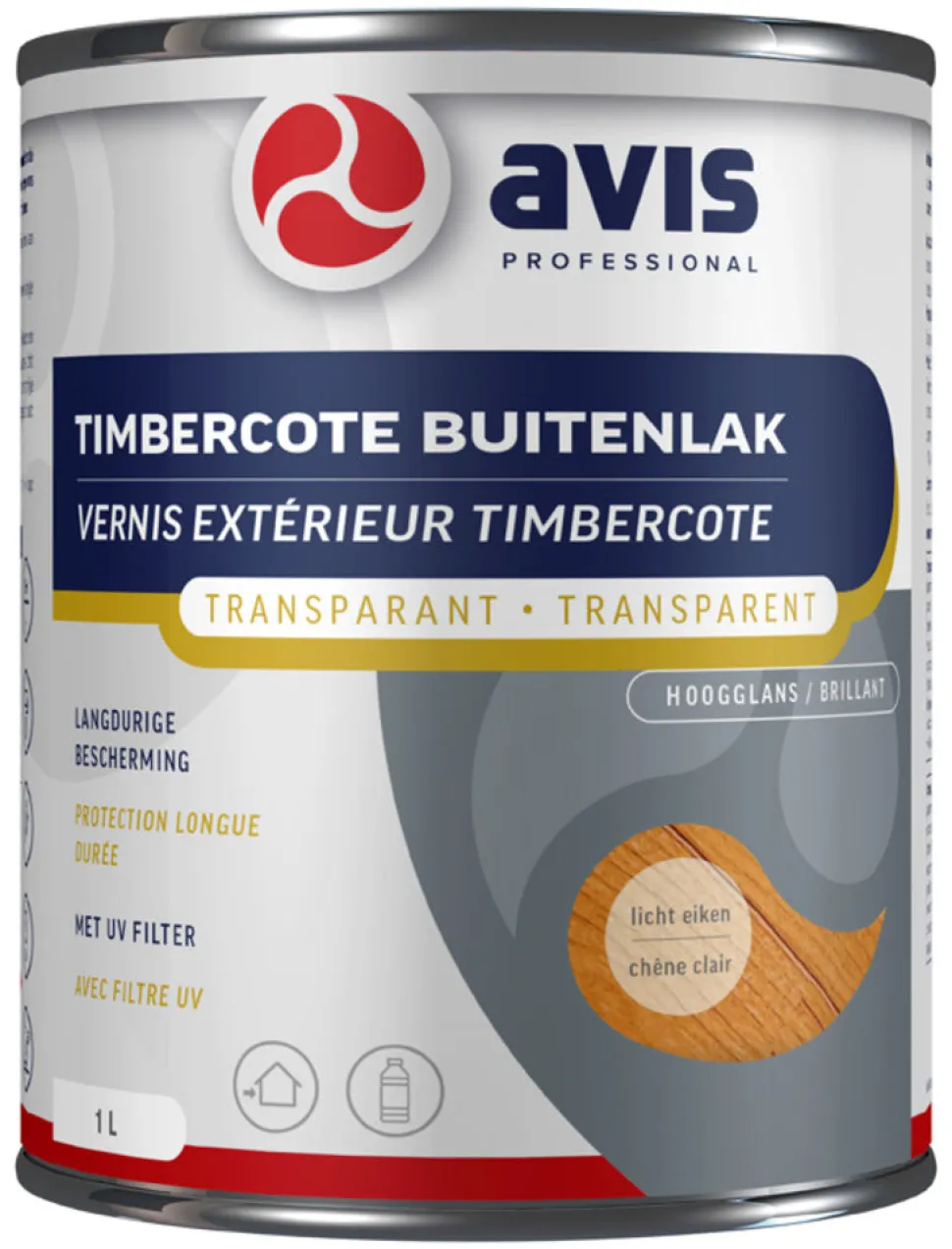 Avis Timbercote Buitenlak Hoogglans Licht-Eiken 1L