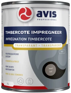 Avis Timbercote Impregneermiddel Zwart 1L