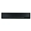 AXA Briefplaat RVS Zwart Rechthoekig Met Klep/Regenrand 340x80mm
