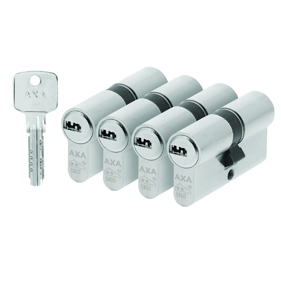 AXA Dubbele Veiligheidscilinder Comfort Security 30-30mm SKG2 4st