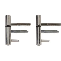 AXA Inboorpaumelle 1177 Voor Houten Kozijnen Staal Vernikkeld 75x14mm 2st
