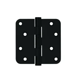 AXA Kogellagerscharnier Afgerond RVS Zwart 89x89x25mm