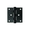 AXA Kogellagerscharnier Recht RVS Zwart 76x76mm