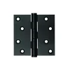AXA Kogellagerscharnier Recht RVS Zwart 89x89x25mm
