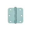 AXA Scharnieren Ongelagerd Ronde Hoek Staal Topcoat 89x89mm 12st