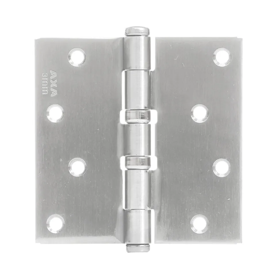 AXA Scharnier Kogellager Rechte Hoek RVS 102x102mm