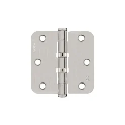 AXA Scharnier Kogellager Ronde Hoek RVS 76x76mm