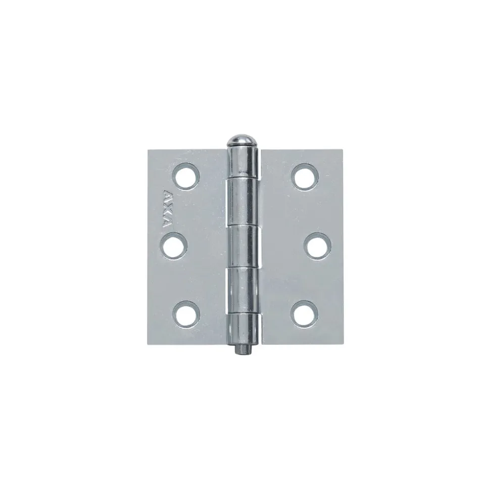 AXA Scharnier Ongelagerd Rechte Hoek Staal Topcoat 63x63mm
