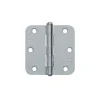 AXA Scharnier Ongelagerd Ronde Hoek Staal Topcoat 76x76mm