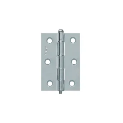 AXA Smal scharnier Ongelagerd Rechte Hoek Staal 76x51mm