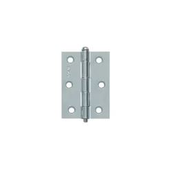 AXA Smal scharnier Ongelagerd Rechte Hoek Staal 54x45mm