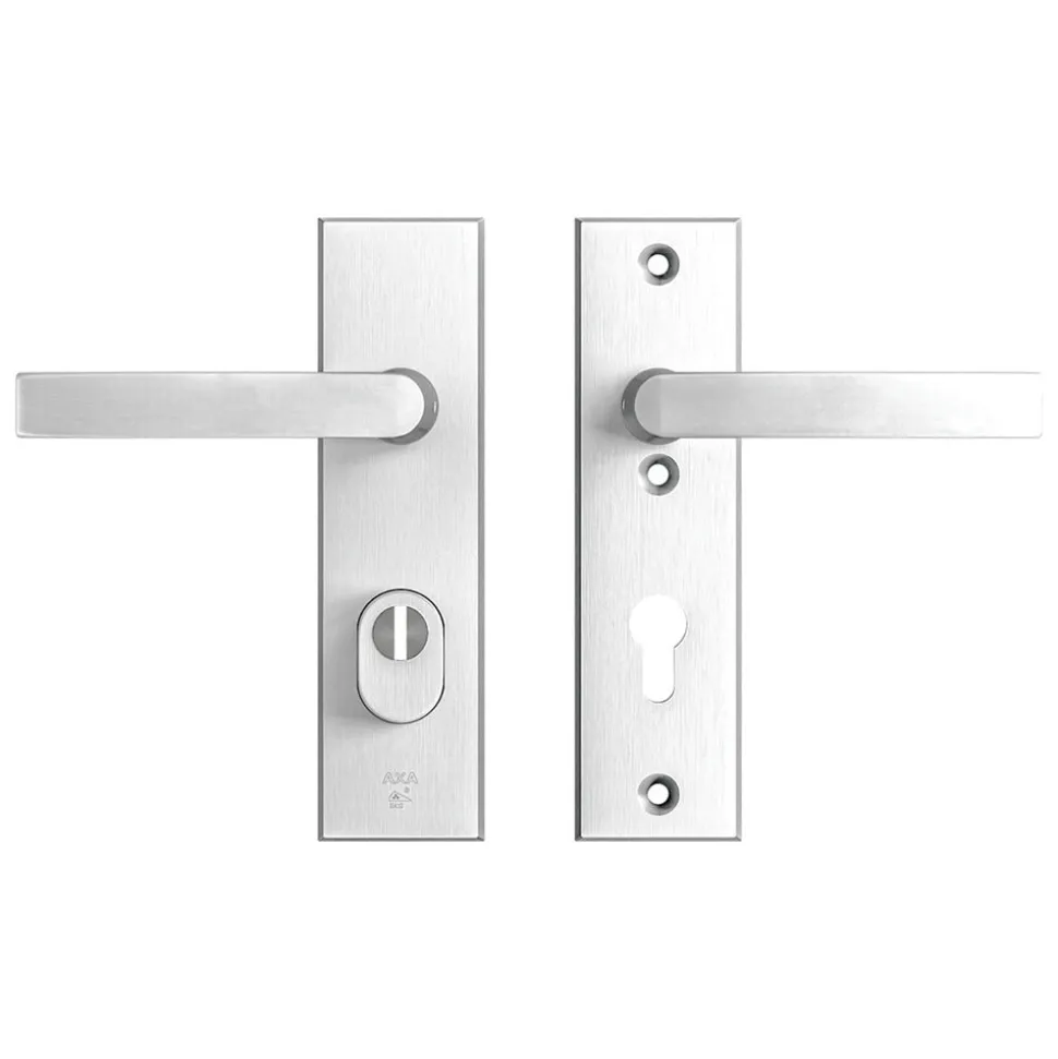 AXA Veiligheidsbeslag Edge Plus Kort Kruk-Kruk PC72 Anti-Kerntrek Alu SKG3