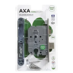 AXA Veiligheidsinsteek Dag-Nachtslot PC55 Rechte Hoek RVS 174x25x16mm SKG2