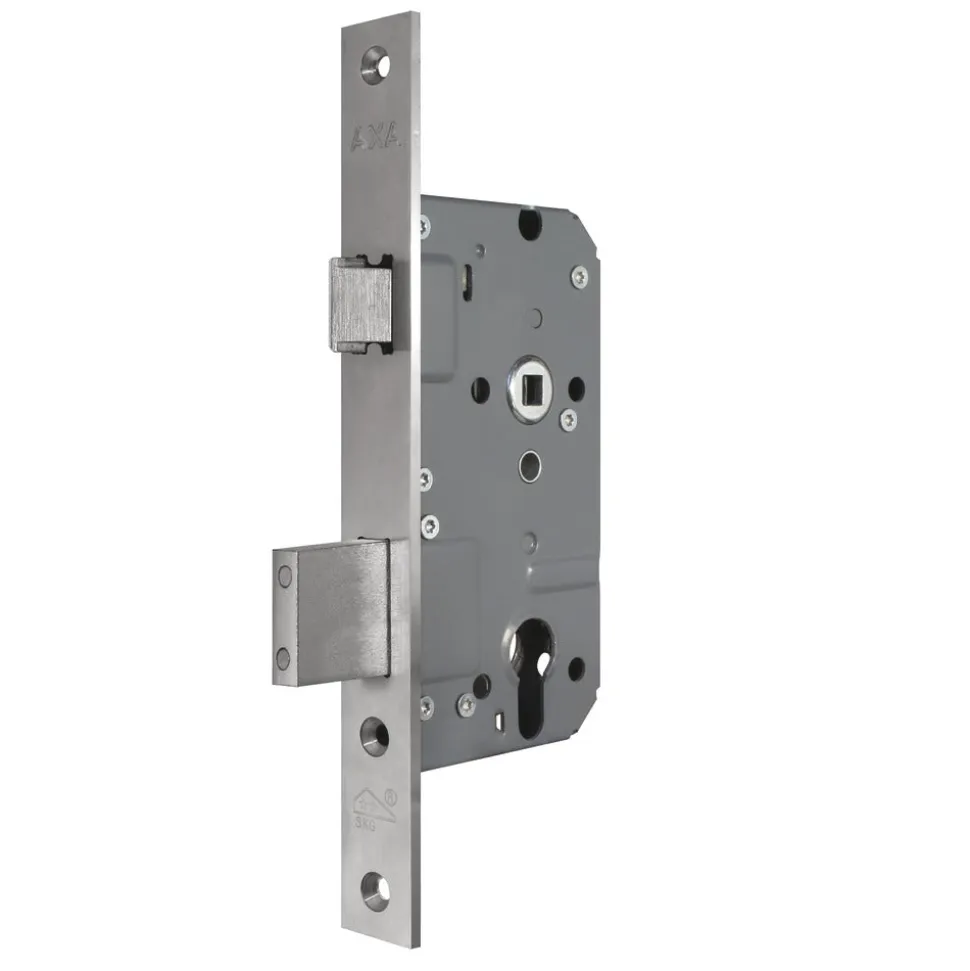 AXA Veiligheidsinsteek Dag-Nachtslot PC72 Rechte Hoek RVS 238x25x16mm SKG2