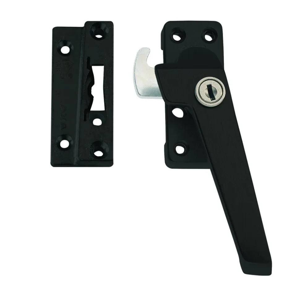 AXA Veiligheids Raamsluiting 3319 Re Aluminium Zwart SKG1
