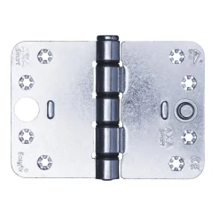AXA Veiligheidsscharnier Smart Easyfix Ronde Hoek Staal Topcoat 125x89mm SKG3