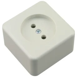 Berker Contactdoos Opbouw 1-Voudig Polarwit