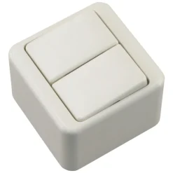 Berker Opbouw Wisselschakelaar Wissel/Wissel Polarwit