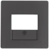 Berker Q1 Afdekplaat TAE/UAE/USB Antraciet