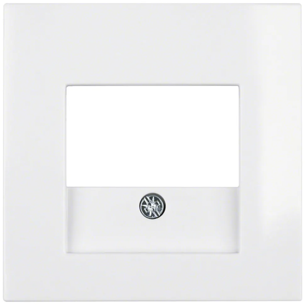 Berker S1 Afdekplaat Tae/UAE/USB Polarwit