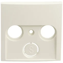 Berker S1 Inbouw Centraalplaat  Radio/TV Polarwit