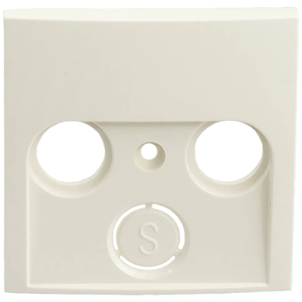 Berker S1 Inbouw Centraalplaat Radio/TV Polarwit