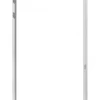 Berkvens Stijlenset BA staal 7x256 cm links reinwit zonder bovendorpel en kalf 201,5 cm