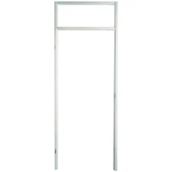 Berkvens Stijlenset BA staal 7x256 cm rechts reinwit zonder bovendorpel en kalf 211,5 cm