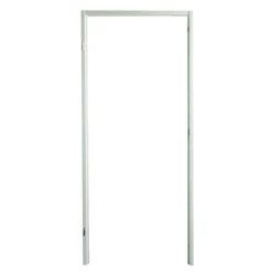 Berkvens Stijlenset RZ staal 10x201,5 cm rechts reinwit