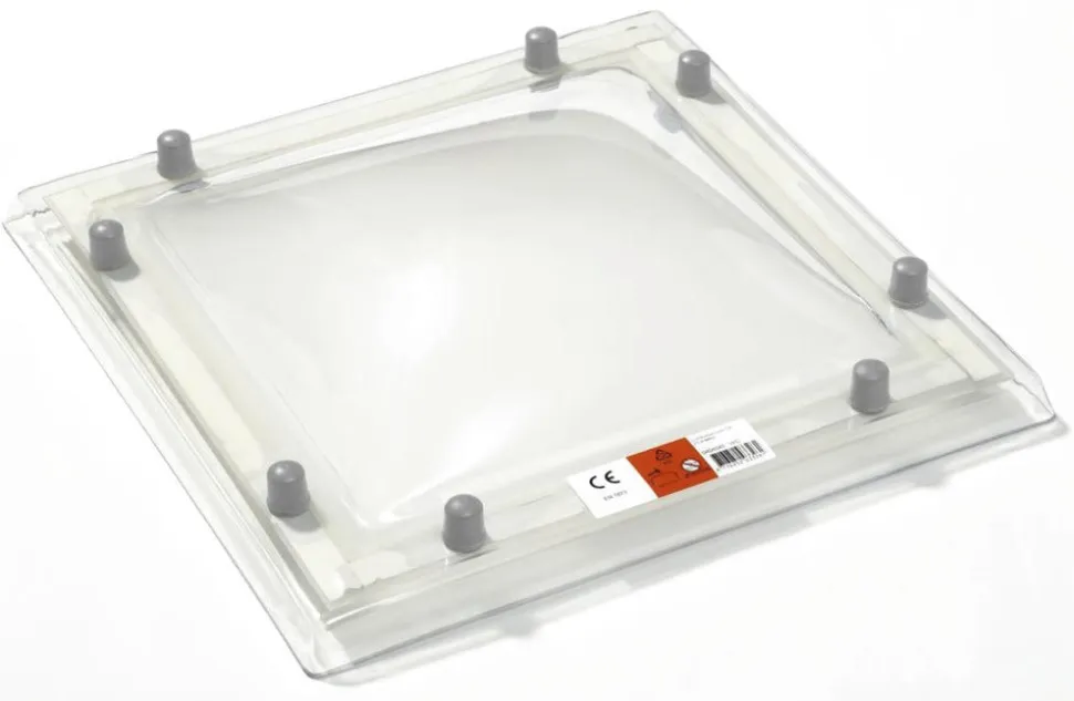 Bik Lichtkoepel helder polycarbonaat 100x130 cm dubbelwandig