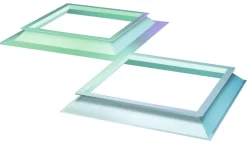 Bik Opstand voor Lichtkoepel PVC 70x100x15cm