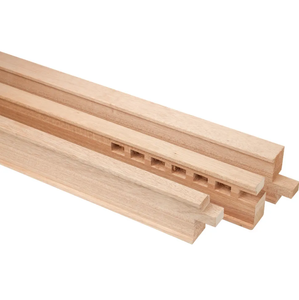 Binnendeurkozijn Stomp Hardhout Onbehandeld 211,5cm 56x115mm FSC 100%