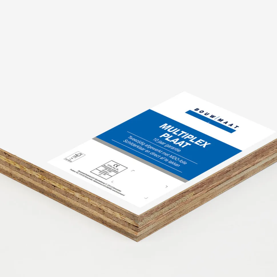 BM Paint Multip.plaat 15jr Garantie 2500x1220x15mm FSC Mix 70%