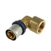 Bonfix Alu-pers Knie 3/4" binnendraad x 20 mm